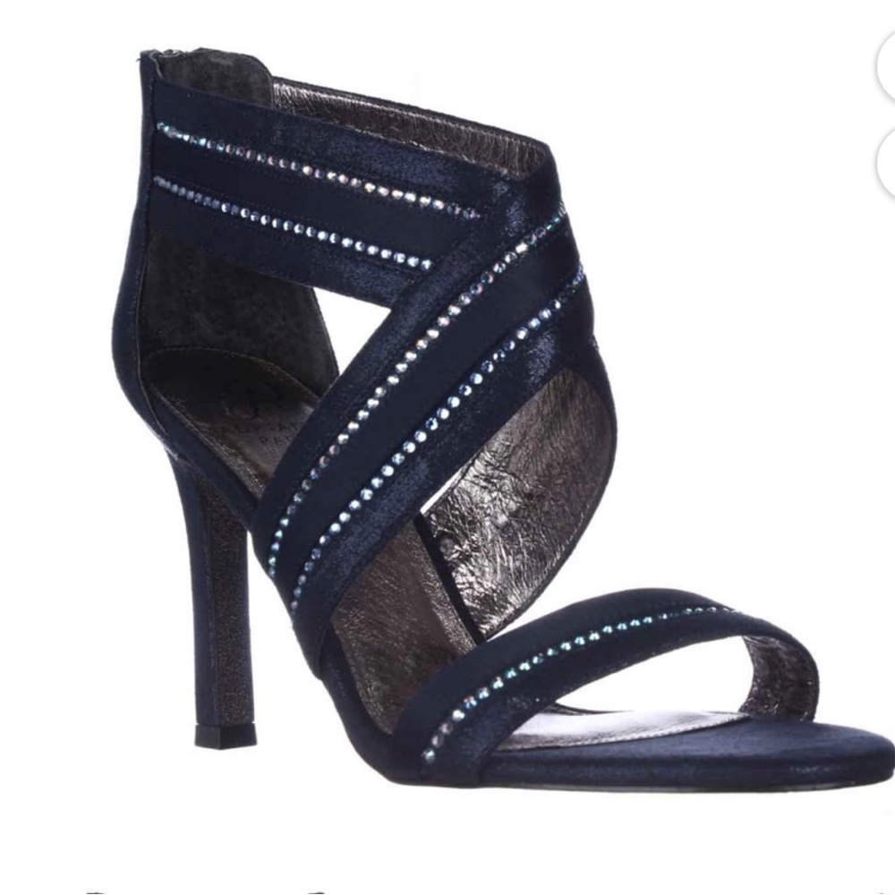 Blue Rhinestone Adrianna Papell Heels